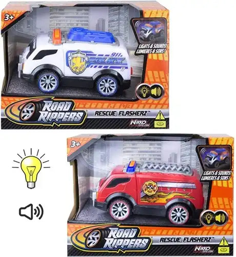 Brandunit road rippers auto politie of brandweer met licht en geluid