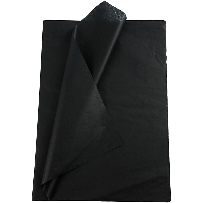 Load image into Gallery viewer, Creativ company tissuepapier, vel 50x70 cm, 17 gr, zwart, 10 vel 1 doos
