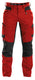 Dassy broek helix p k rood zwart 48