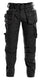 Dassy broek flux p k zwart 44