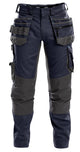 Dassy broek flux p k nachtblauw grijs 52