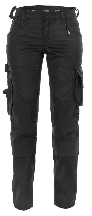 Dassy broek dynax women p k zwart 38
