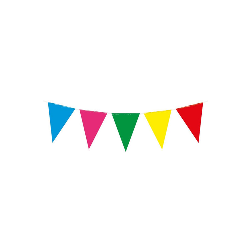 Afbeelding laden in galerijviewer, Paperdreams party vlag - multi colour 10 meter pe polyetheen
