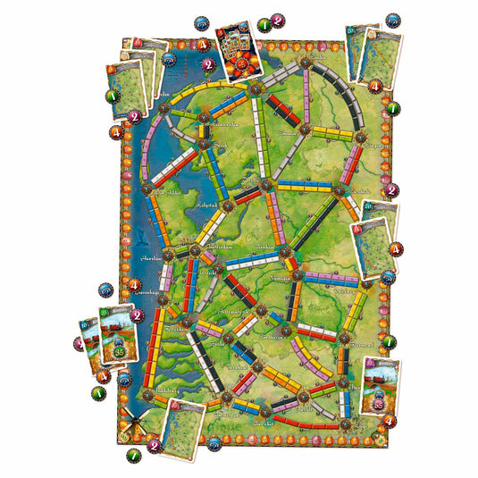 Days of wonder ticket to ride nederland - bordspel uitbreiding - meertalig inclusief nederlands