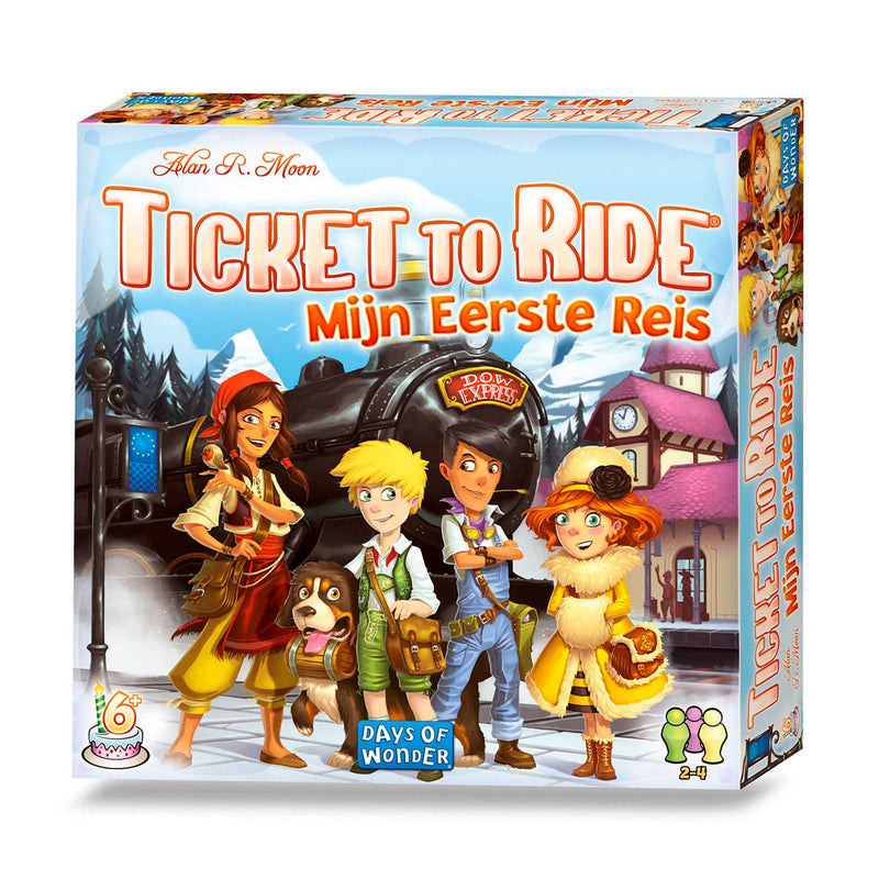 Load image into Gallery viewer, Asmodee ticket to ride mijn eerste reis bordspel
