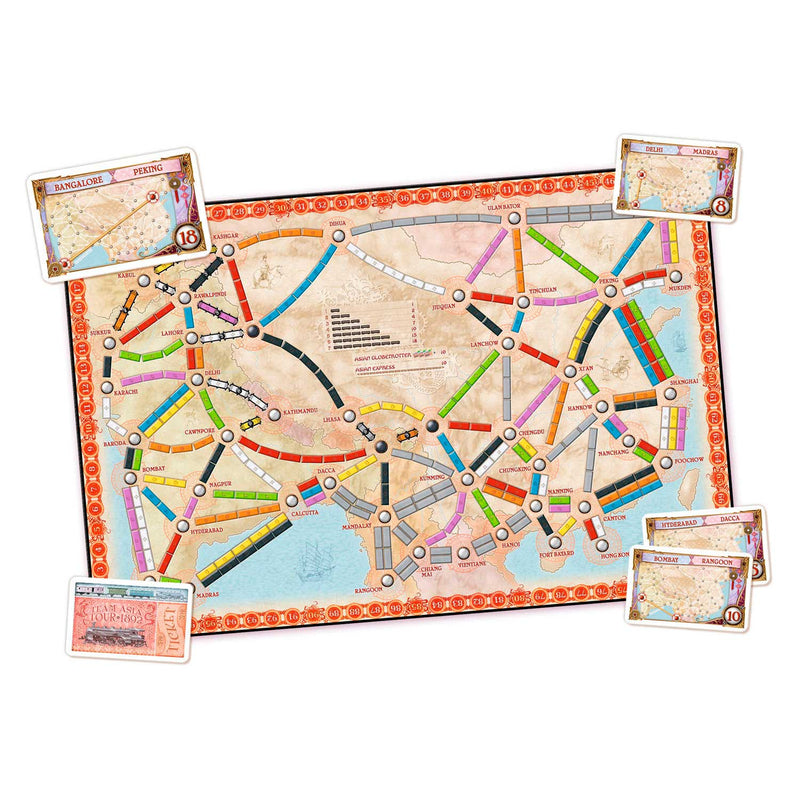 Load image into Gallery viewer, Asmodee ticket to ride azië bordspel
