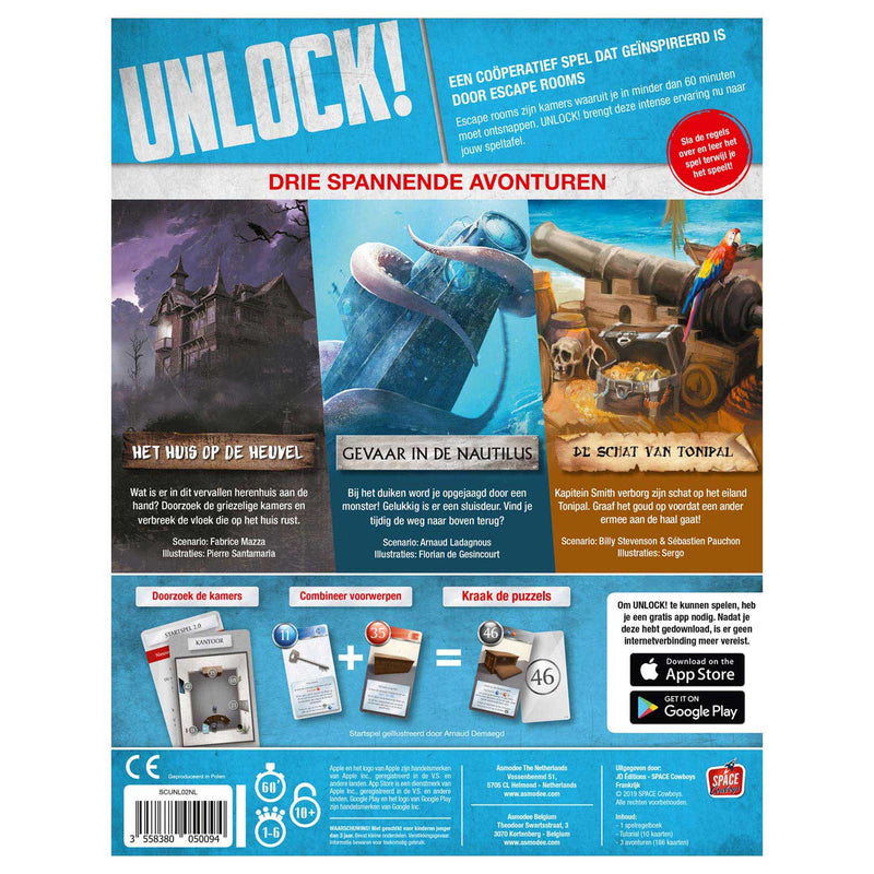 Load image into Gallery viewer, Asmodee Unlock! 2 Mysterieuze Avonturen
