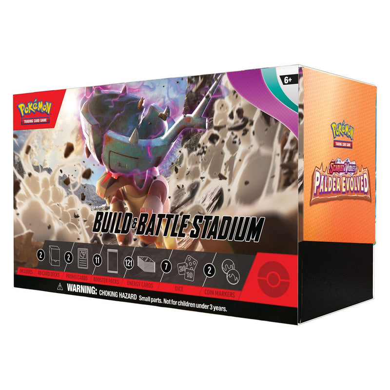 Load image into Gallery viewer, Asmodee Pokemon TCG Scarlet Violet Paldea Evolved Build Battle Stadium
