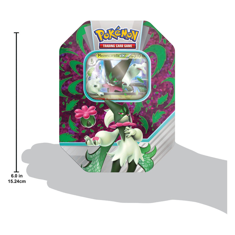 Load image into Gallery viewer, Asmodee Pokemon TCG Paldea Partners Tin Meowscarada
