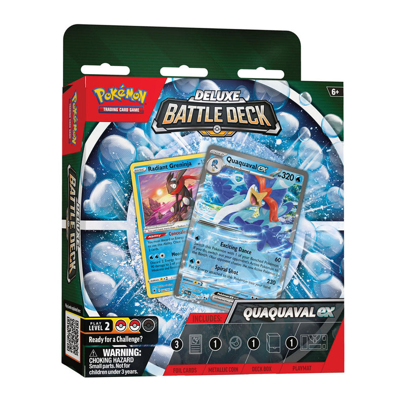 Load image into Gallery viewer, Asmodee Pokemon TCG Deluxe Battle Deck Quaquaval ex
