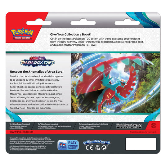 Asmodee pokemon tcg s v paradox rift boosterblister - cetitan