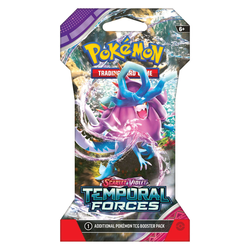 Load image into Gallery viewer, Asmodee TCG SV05 Temporal Forces Sleeved Booster
