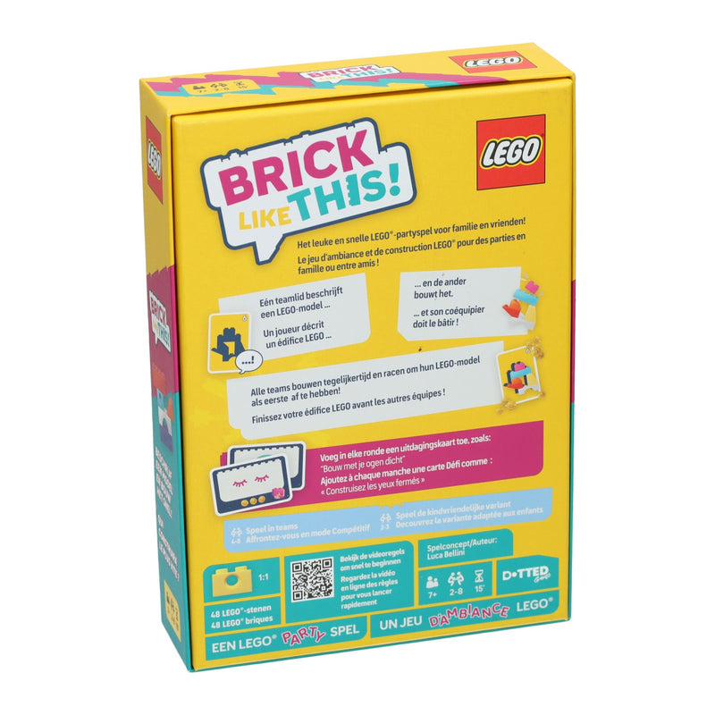 Load image into Gallery viewer, Dotted games lego® brick like this! - nederlandstalig spel -partyspel - familiespel
