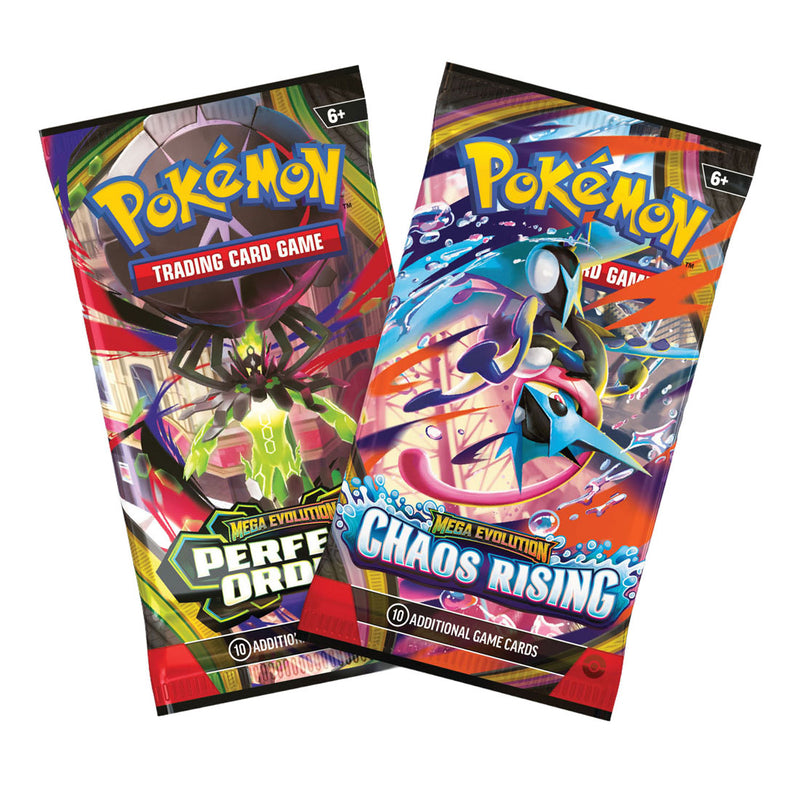 Load image into Gallery viewer, Asmodee pokémon mega evolution chaos rising lumious city mini tin
