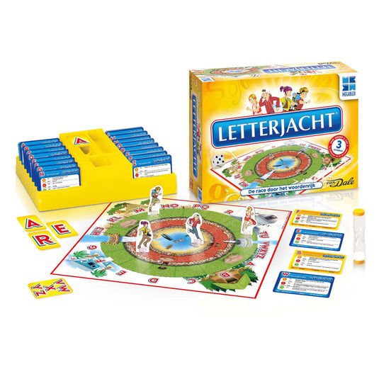 Megableu letterjacht bordspel
