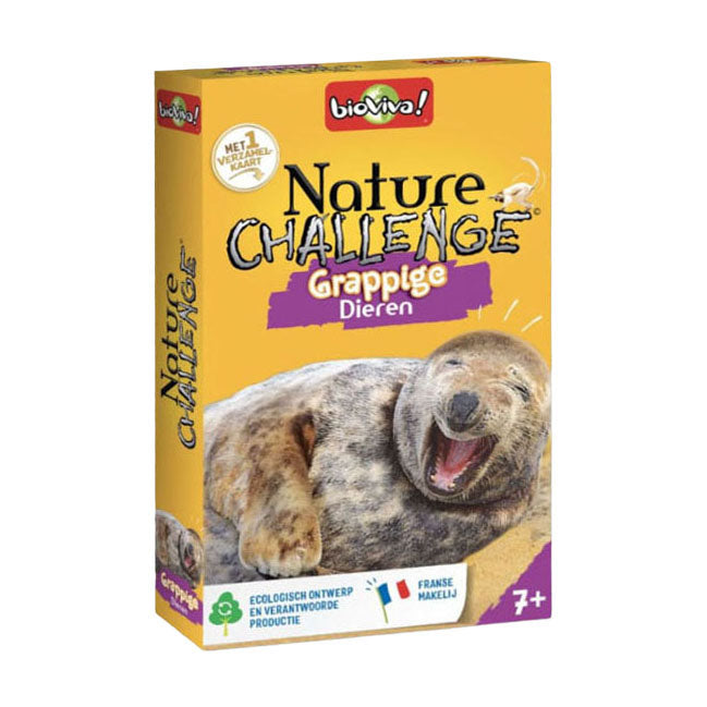 Load image into Gallery viewer, Geronimo games bioviva kwartet nature challenge - grappige dieren
