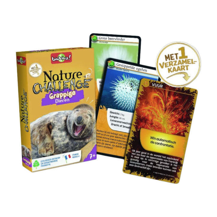 Load image into Gallery viewer, Geronimo games bioviva kwartet nature challenge - grappige dieren
