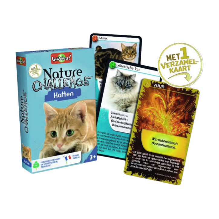 Load image into Gallery viewer, Geronimo games bioviva kwartet nature challenge - katten
