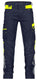 Dassy broek hong kong p k 245gr nachtblauw fluogeel 44