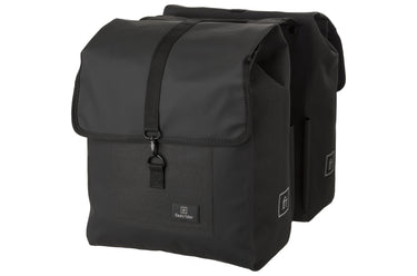 Fastrider jaxx dubbele fietstas trend waterdicht - zwart - 28l per tas