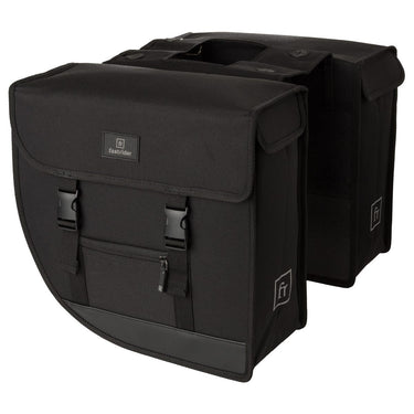 Fastrider hybride - dubbele fietstas - waterafstotend - 26 liter - zwart