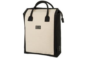 Fastrider canvas klassiek shopper fietstas click'ngo basics naturel