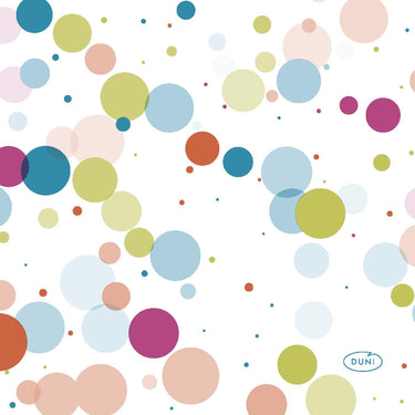 Duni servetten festive bubbles multi 24x24cm 20-delig