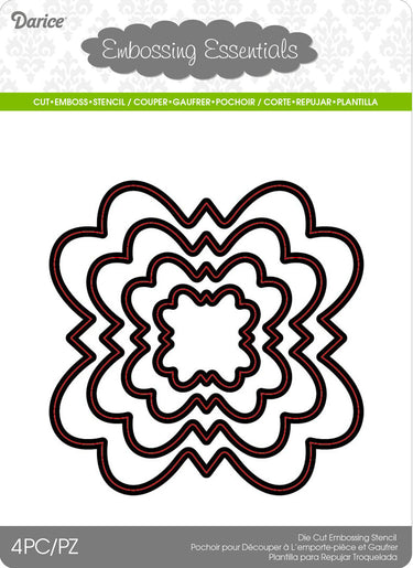 Darice • die cut stencil floal 103x103mm