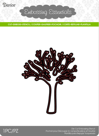Darice • die cut stencil tree 76x92mm