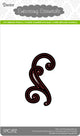 Darice • die cut stencil small swirl 46x80mm