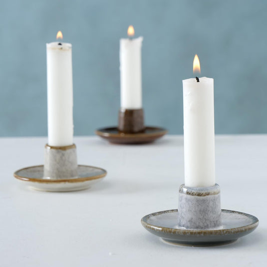 Boltze home kaarsenhouder h6cm porselein