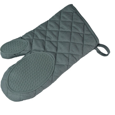 Wicotex ovenhandschoen met silicone grip 30x18cm grijs