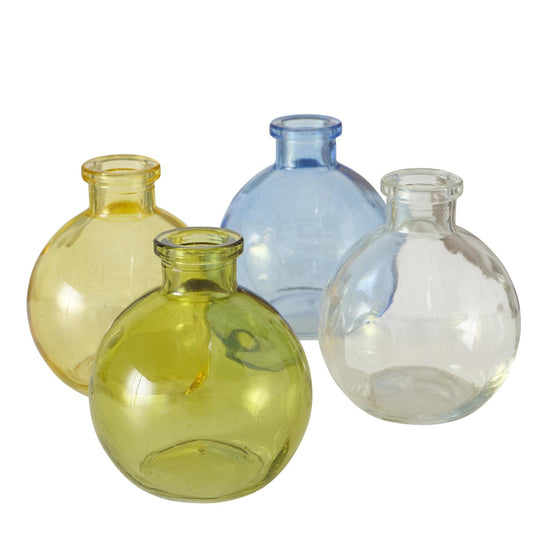 Boltze home vaas coloria 4-delige set ø8xh9cm