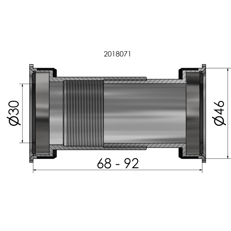 Load image into Gallery viewer, Trapas Elvedes Twist fit PF30 (past ook BB386 BB392)
