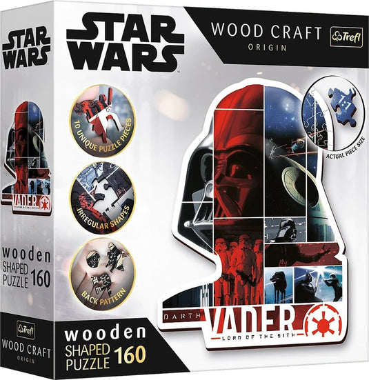Star wars houten puzzel darth vader 160 stukjes