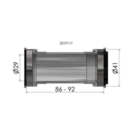 Bottom bracket for SRAM DUB Press Fitt BB86/92 ø41mm