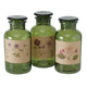 Boltze home apothekersfles drya ø10xh22cm groen