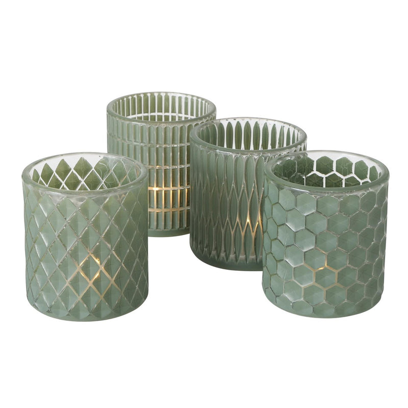 Load image into Gallery viewer, Boltze home windlicht dustin ø8xh9cm groen
