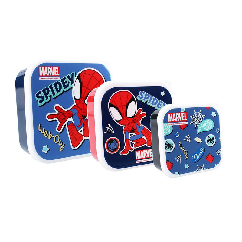 Load image into Gallery viewer, Vadobag snackboxset spidey 3-delig
