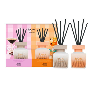 Ipuro geurdiffuserset gentle coffee sunset spritz 2x50ml