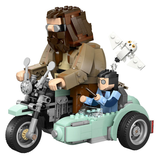 Lego harry potter™ hagrid™ en harry's rit op de motor magisch - 76443