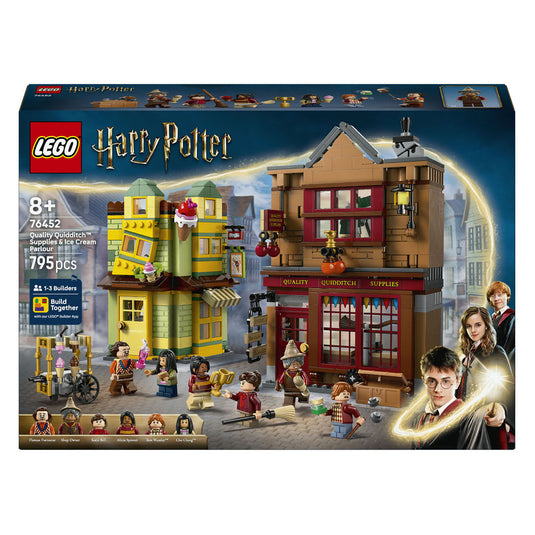 Lego harry potter zwik zwachtels zwerkbalpaleis en ijssalon set - 76452