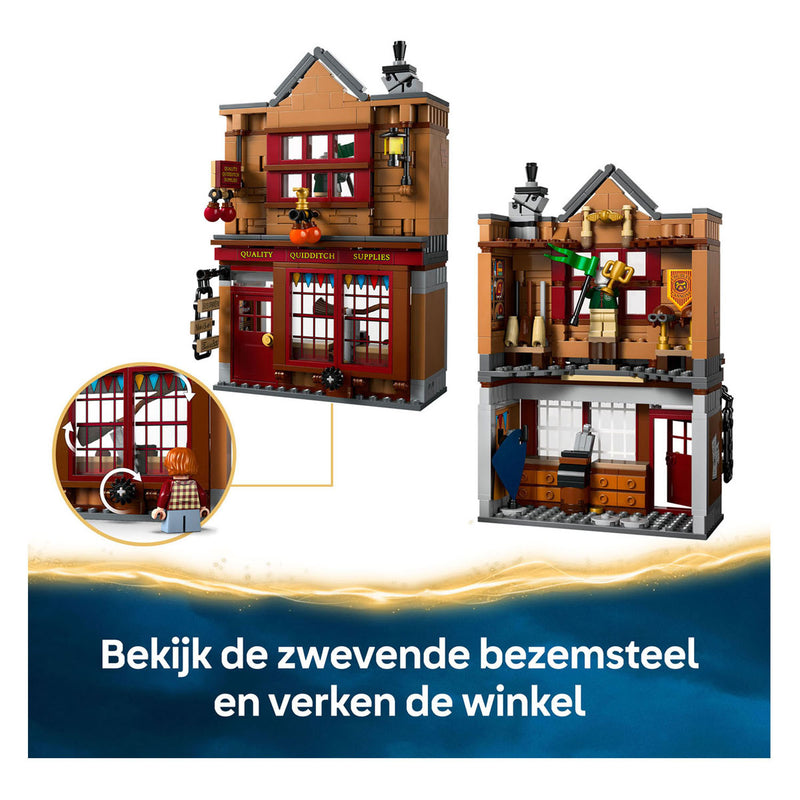 Load image into Gallery viewer, Lego harry potter zwik zwachtels zwerkbalpaleis en ijssalon set - 76452
