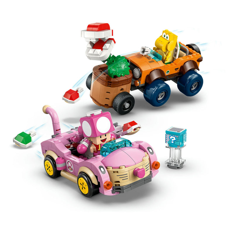 Load image into Gallery viewer, Lego super mario kart 72044 achtervolging met de piranha plant
