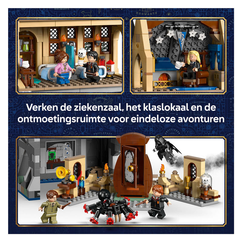 Load image into Gallery viewer, Lego harry potter kasteel zweinstein: ziekenzaal bouwpakket voor kinderen met 7 minifiguren - 76463

