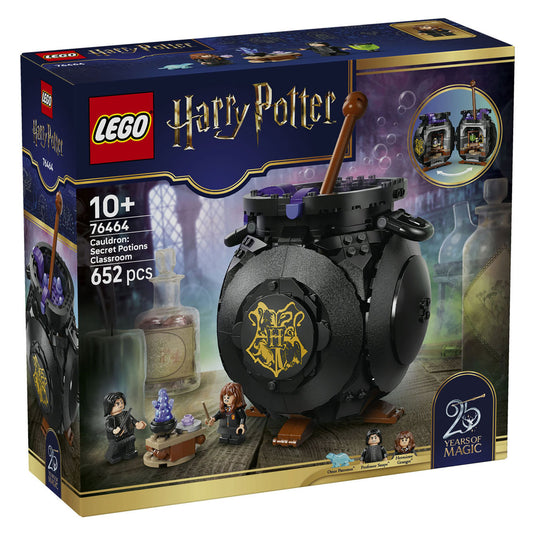 Lego harry potter ketel met geheim toverdrankenklaslokaal bouwpakket voor kinderen - 76464
