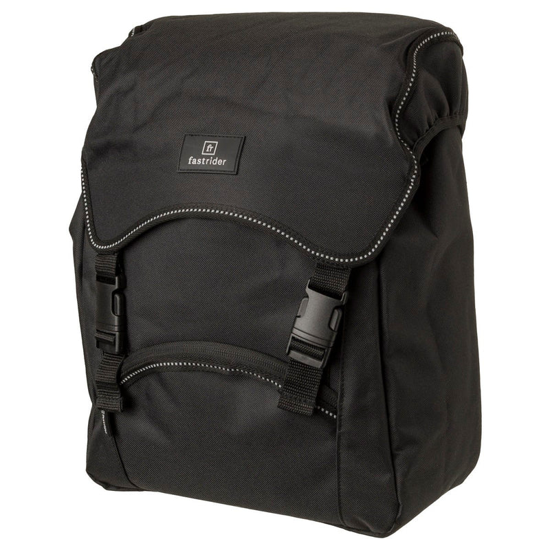 Load image into Gallery viewer, Fastrider unibag traffic enkel fietstas basics zwart cg
