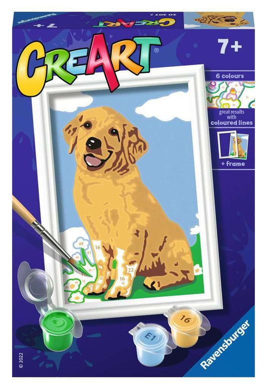 Ravensburger creart friendly retriever