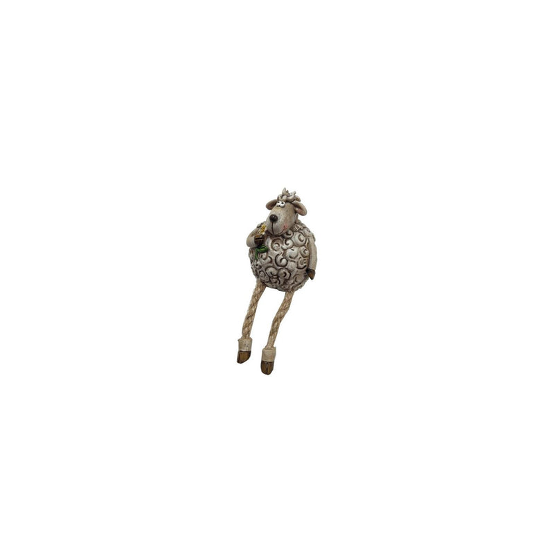 Afbeelding laden in galerijviewer, Funny schaap met bungelbeentjes 13cm

