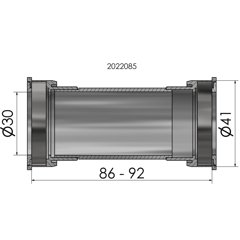 Load image into Gallery viewer, Elvedes trapas adapter press fit bb86 92 sram dub
